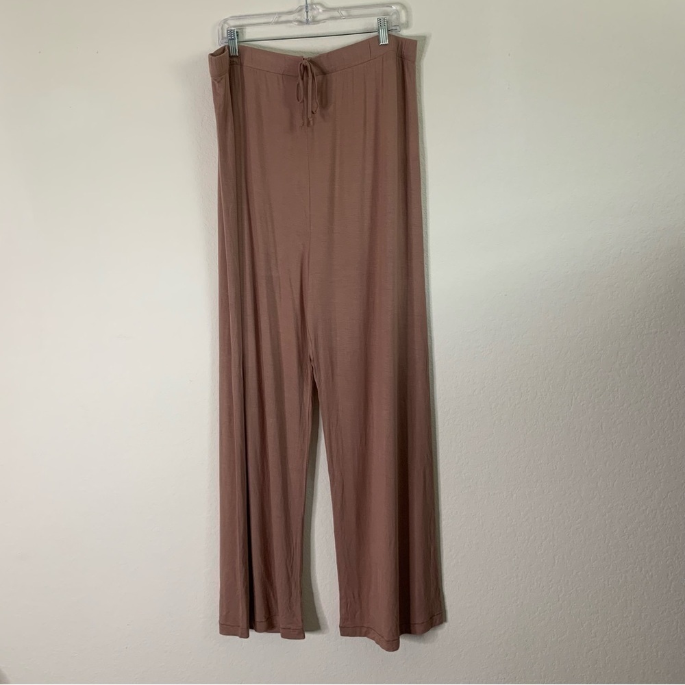 Skims Womens lounge pajama drawstring pants In sienna brown XL - Picture 1 of 9